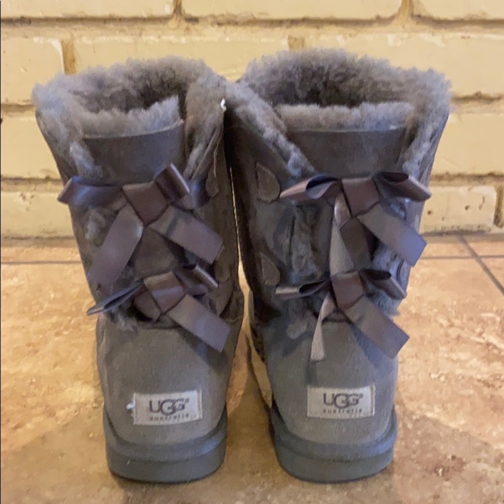 UGG Bailey Bow Boots Grey